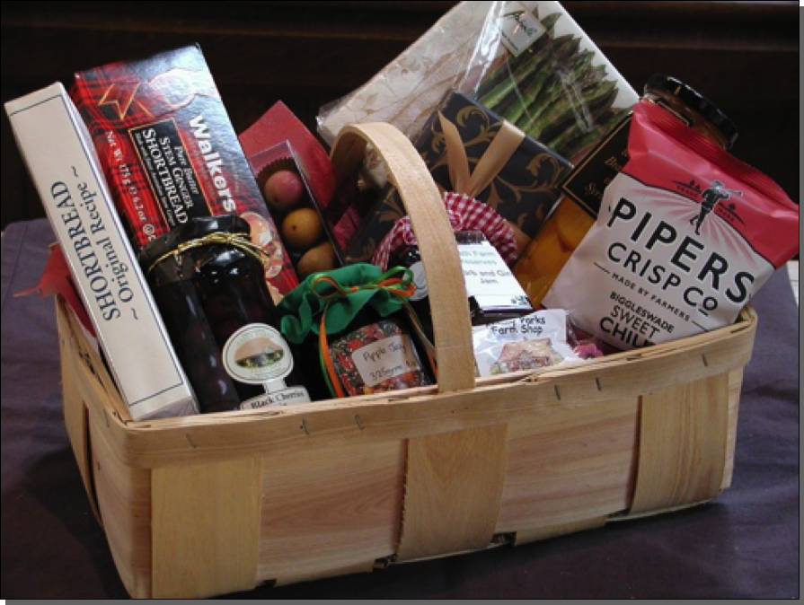 Large premier punnet used as a hamper

